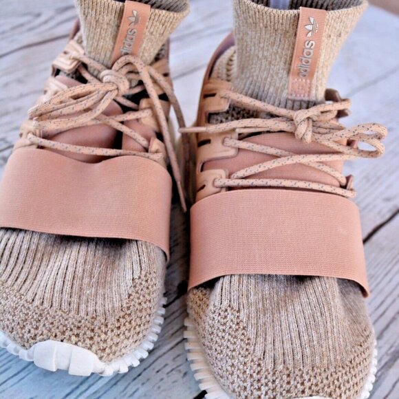 Adidas Tubular Doom Primeknit Mens Sneakers Pale Nude BB2390 main image 6